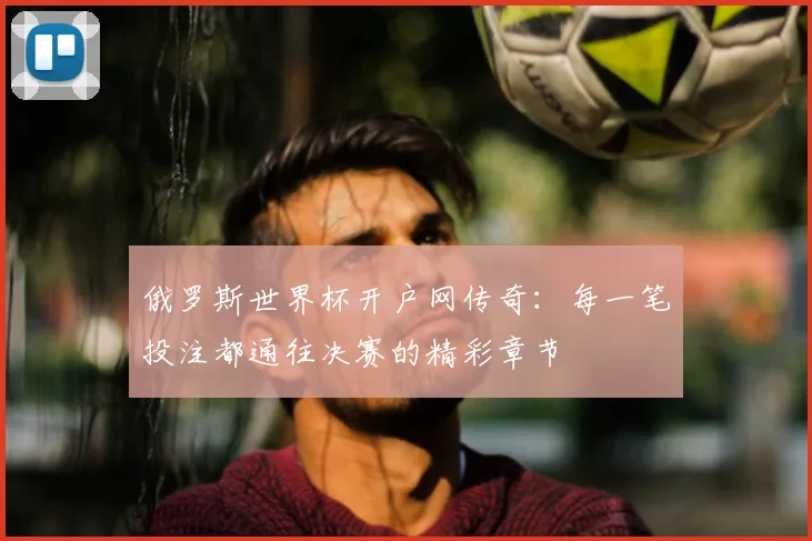 俄罗斯世界杯开户网传奇:每一笔投注都通往决赛的精彩章节