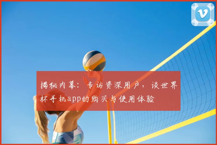 揭秘内幕:专访资深用户,谈世界杯手机app的购买与使用体验