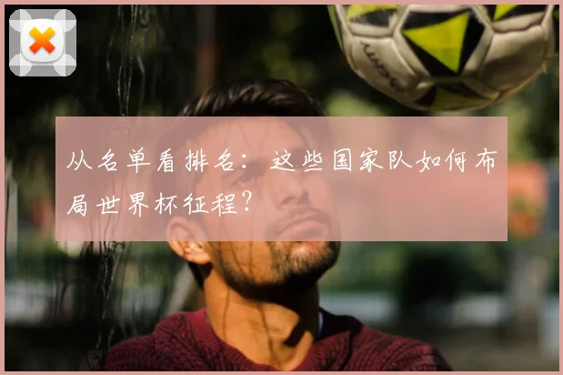从名单看排名：这些国家队如何布局世界杯征程？