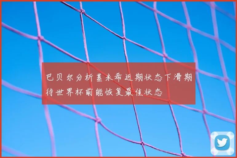 巴贝尔分析基米希近期状态下滑期待世界杯前能恢复最佳状态